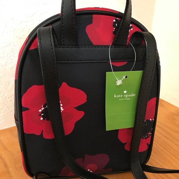➕NWT kate spade mini Bradley Wilson backpack poppy - Picture 5 of 8